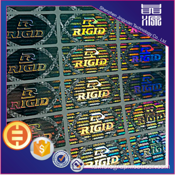 Stiker Label Keamanan Laser Rectangle 3D
